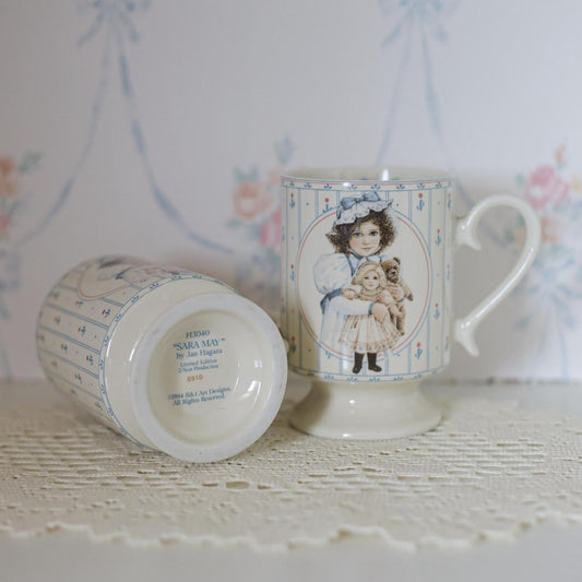 1984 shabby chic LE Jan Hagara dolly mugs