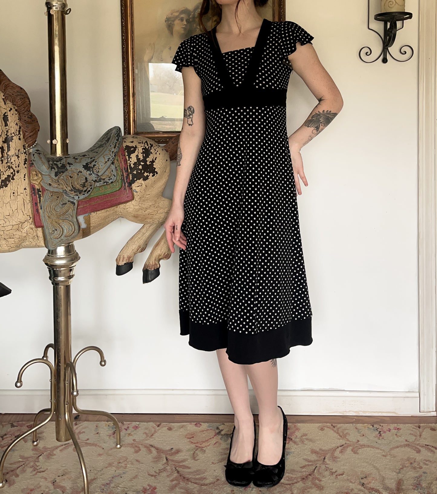 2000s speechless polkadot dress