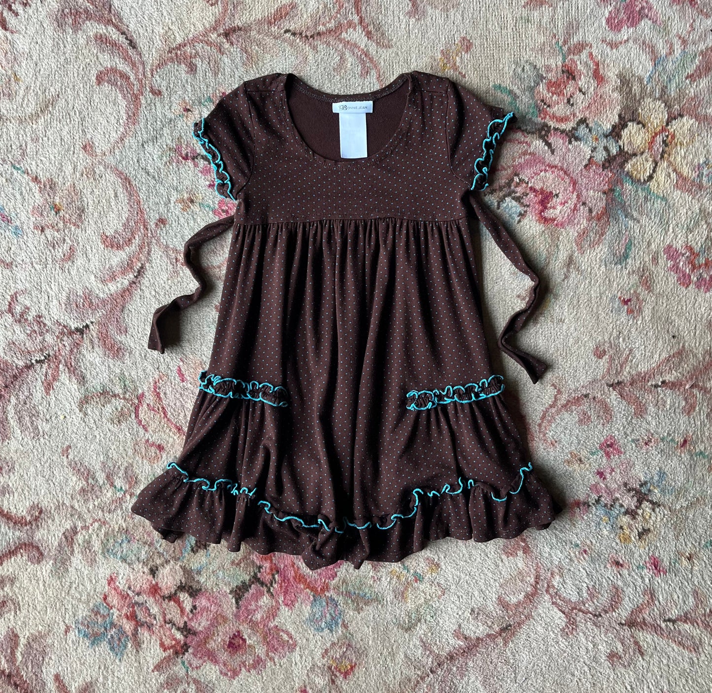 Children’s 2000s Bonnie Jean polkadot dress