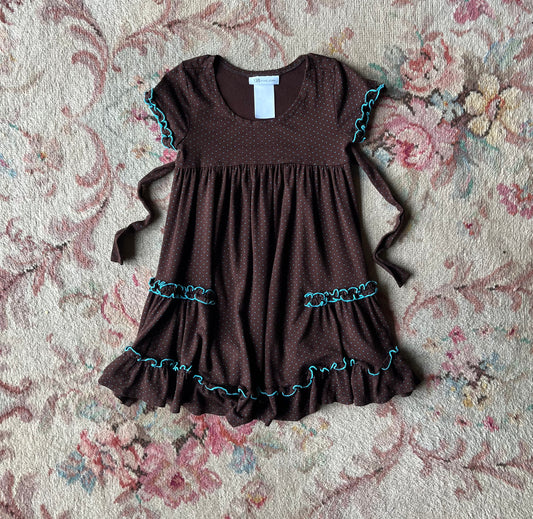Children’s 2000s Bonnie Jean polkadot dress
